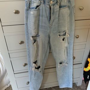 American eagle Light blue ripped jeans
